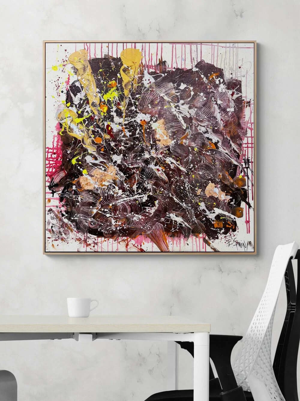 Zamanın Dalgası Yağlı Boya Tablosu