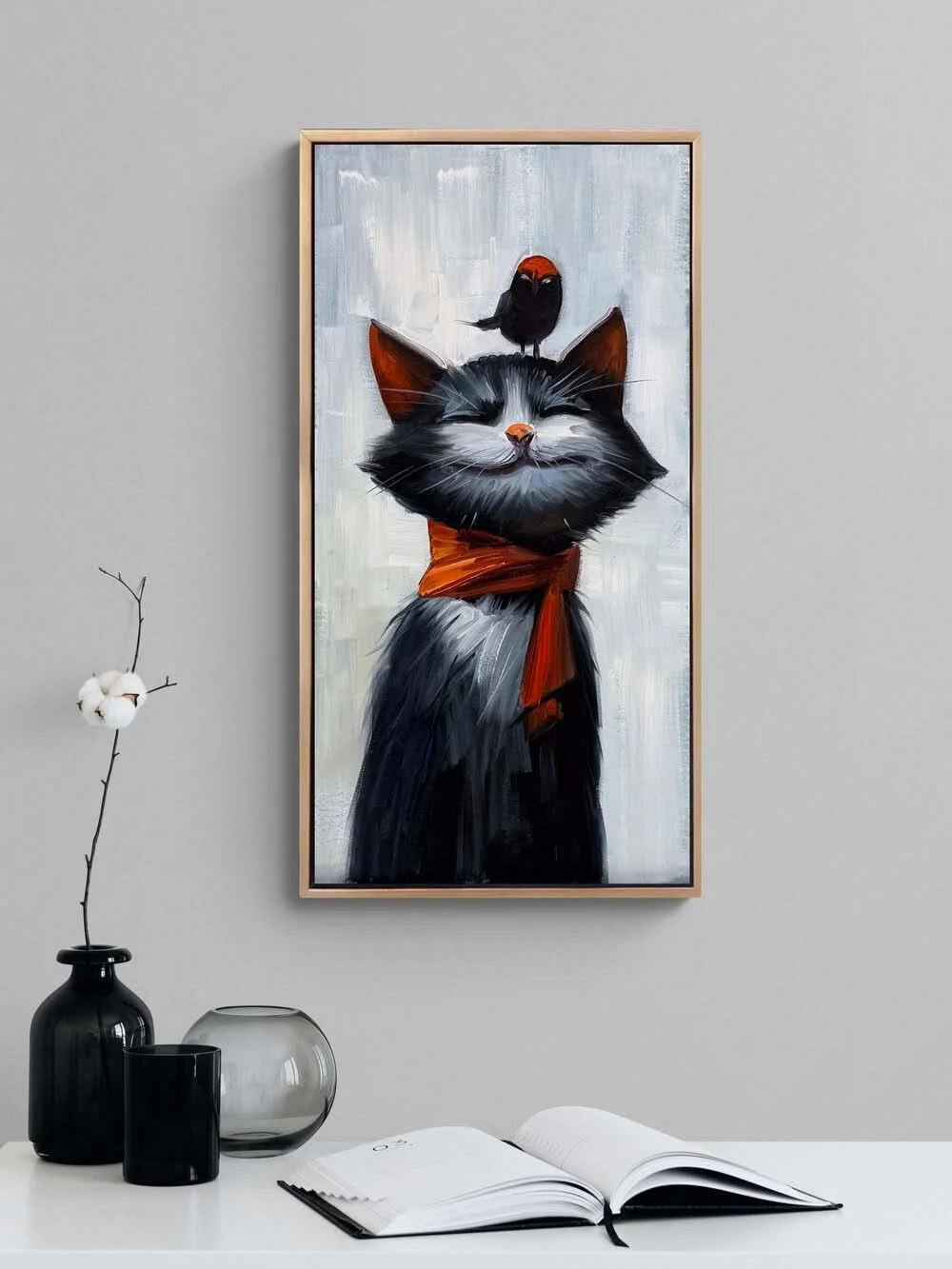 Dost Gülüşü Yağlı Boya Tablosu