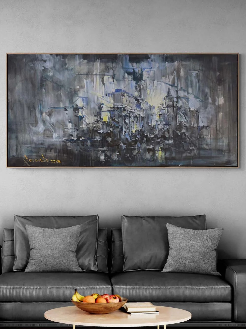 Zamanın Işığında Yağlı Boya Tablosu