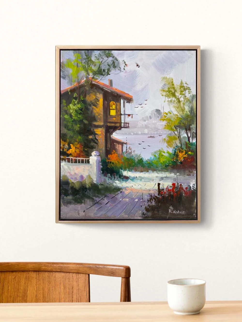 İstanbulda Eskiden Yağlı Boya Tablosu