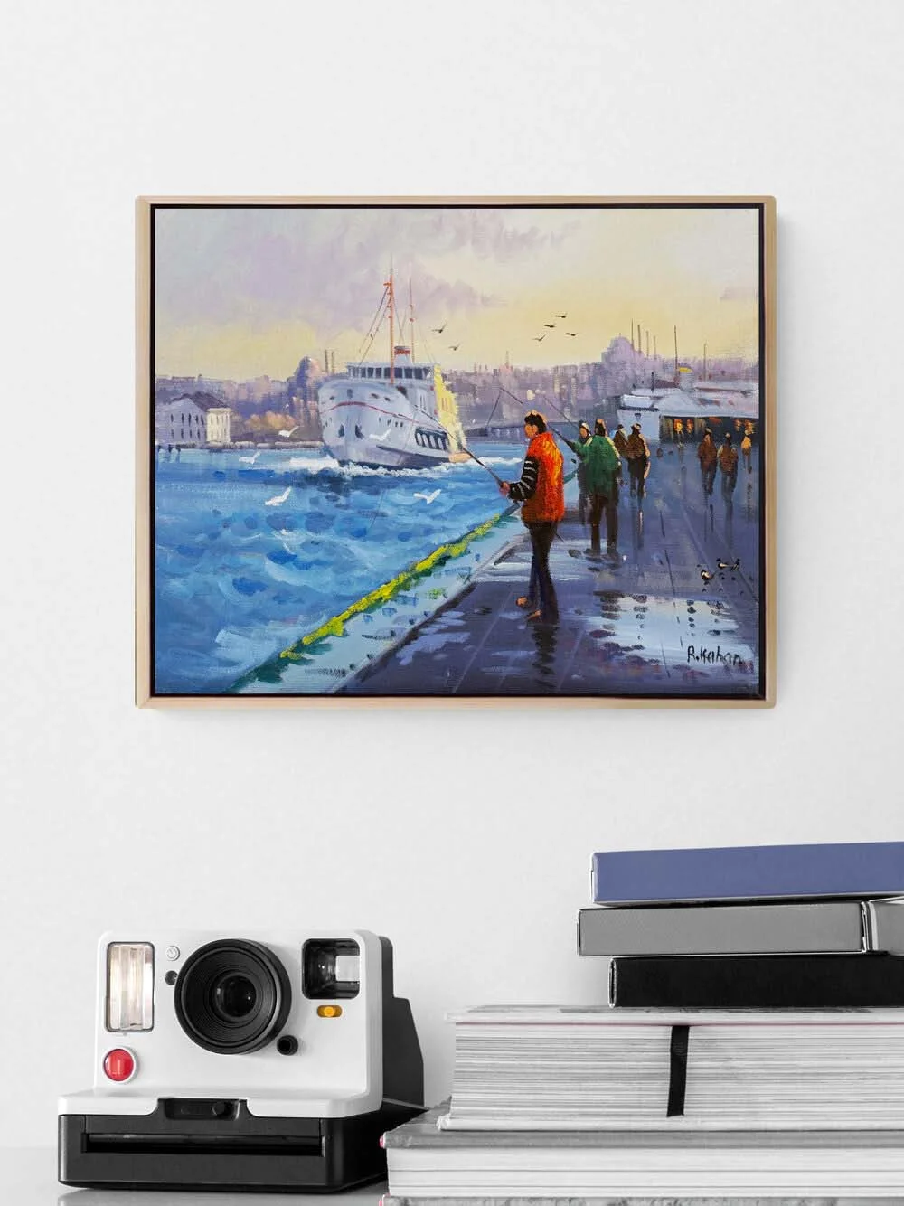 Anılar Kıyısında Yağlı Boya Tablosu