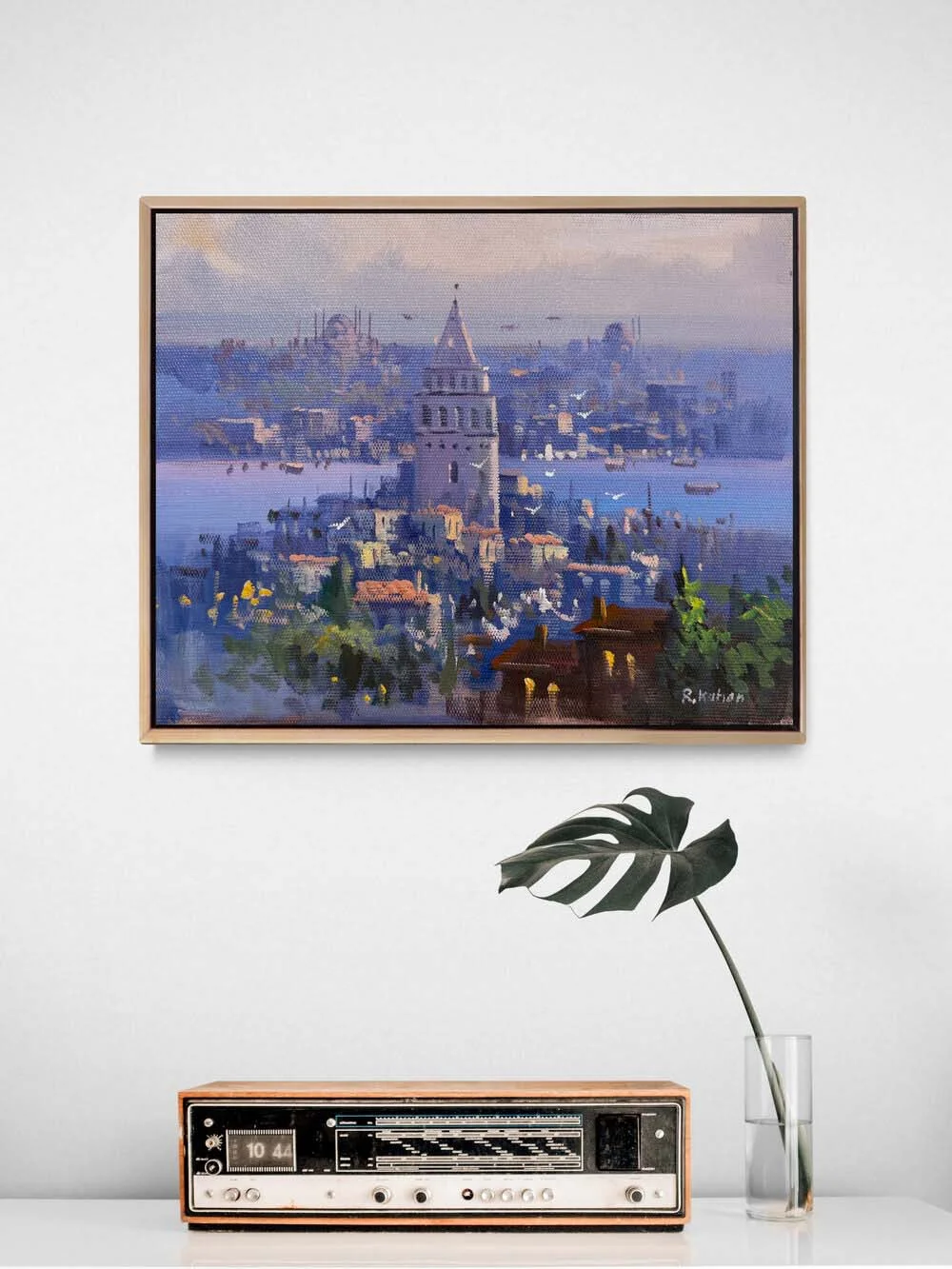 Kuleye Karşı Yağlı Boya Tablosu