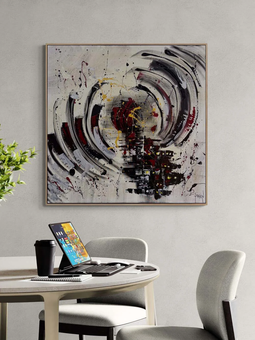 Uzak Bir Düş Yağlı Boya Tablosu