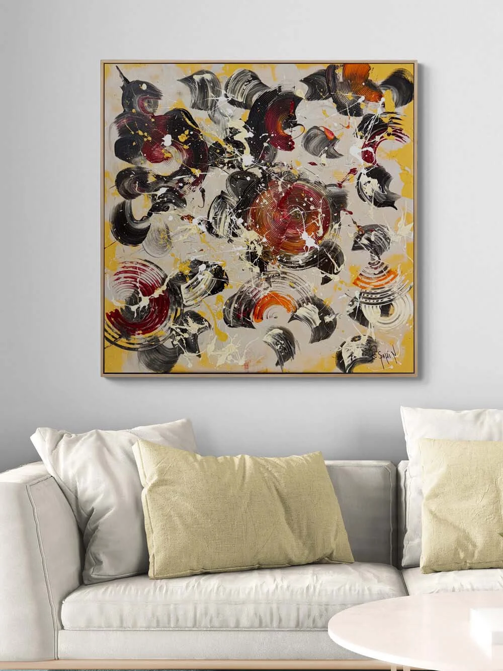 Bilinç ve Yansıma Yağlı Boya Tablosu