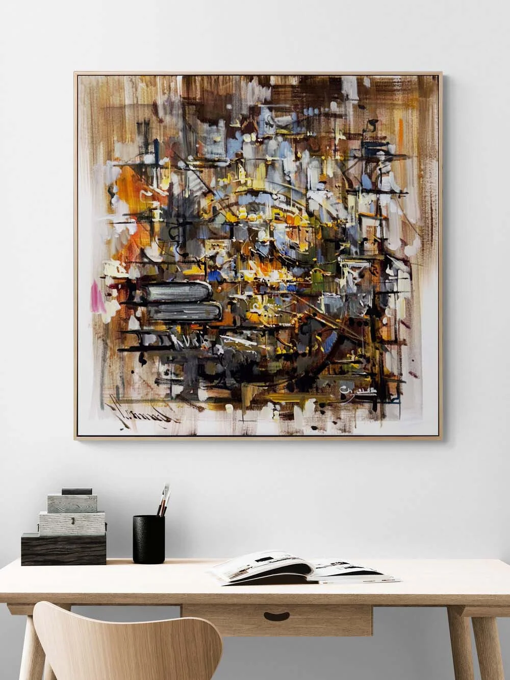 Sonsuzluk Tonu Yağlı Boya Tablosu