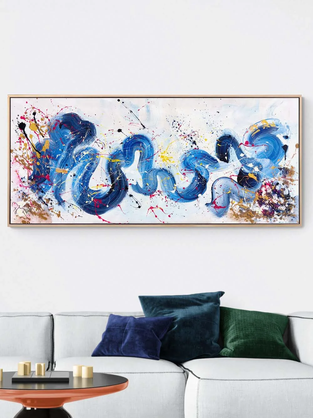 Broken Lights Oil Painting