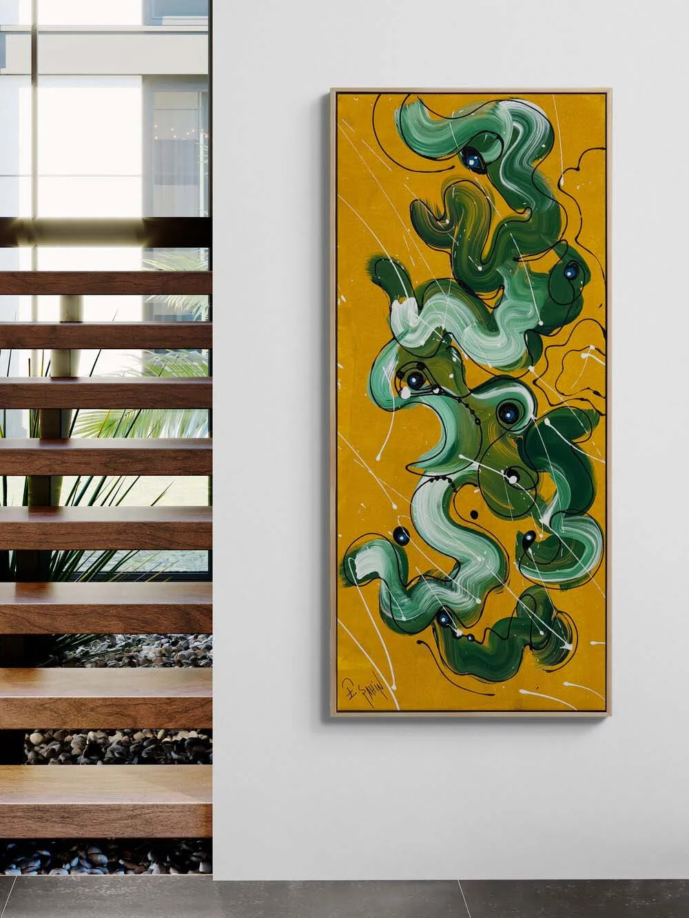 Burst of Energy Oil Painting