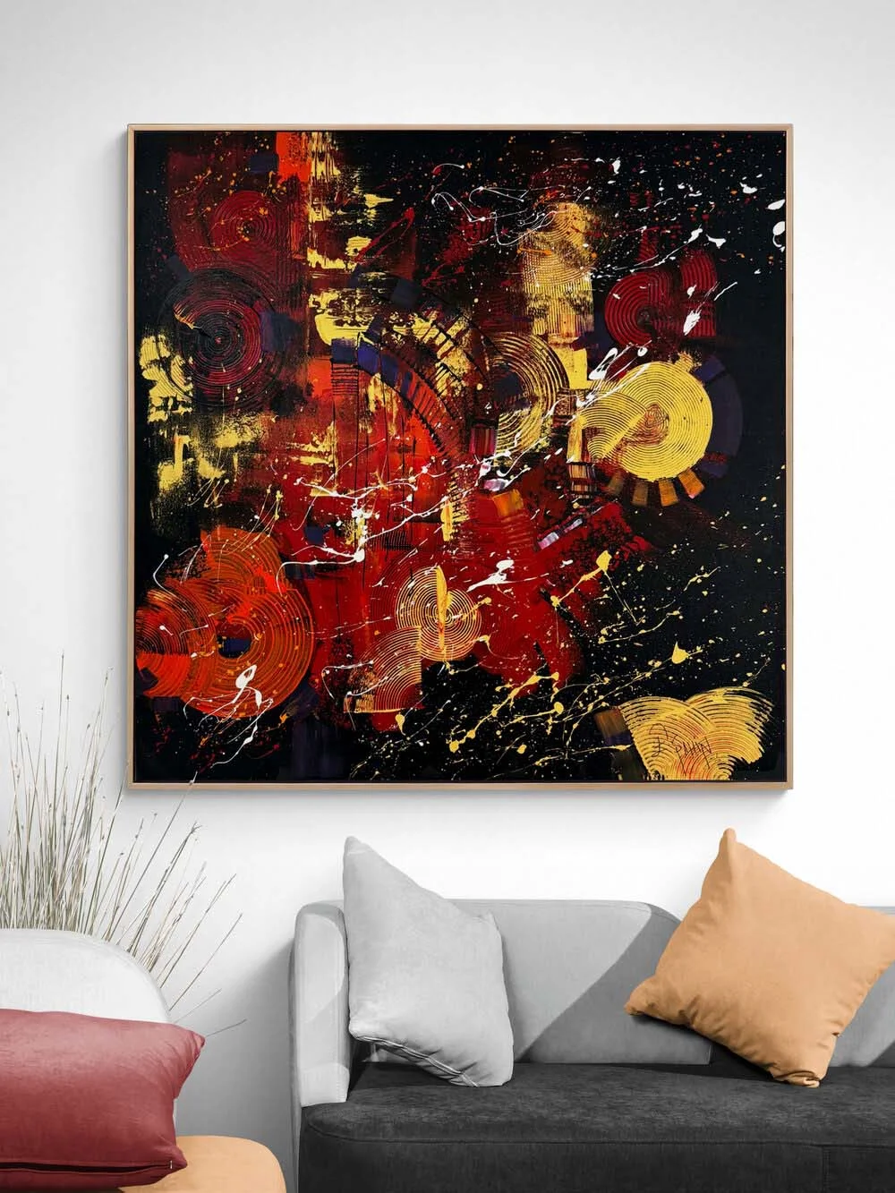 Memory of Black Oil Painting