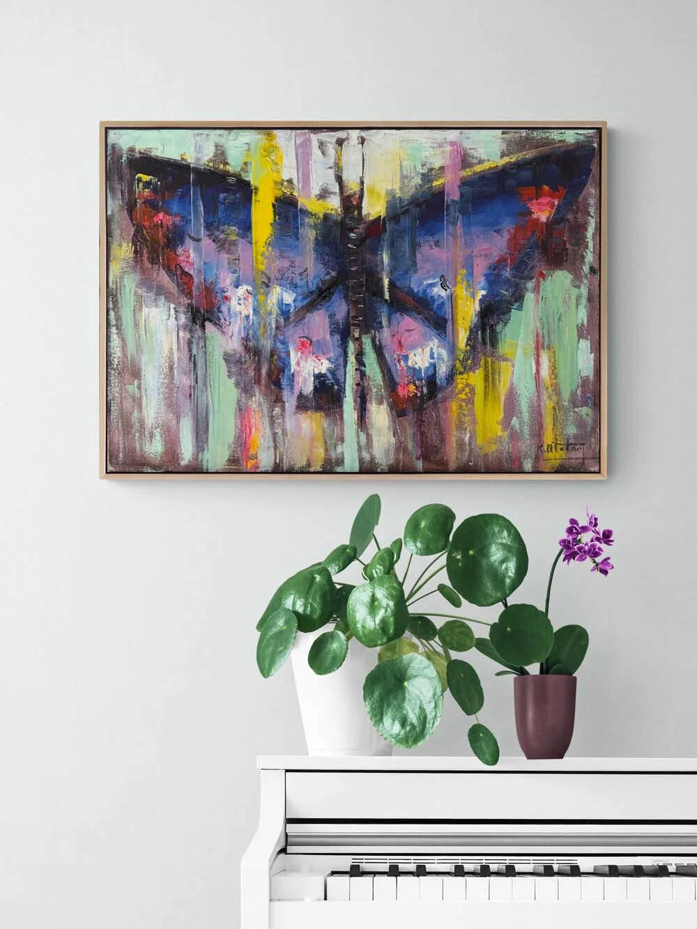 Kanat Sesleri Yağlı Boya Tablosu