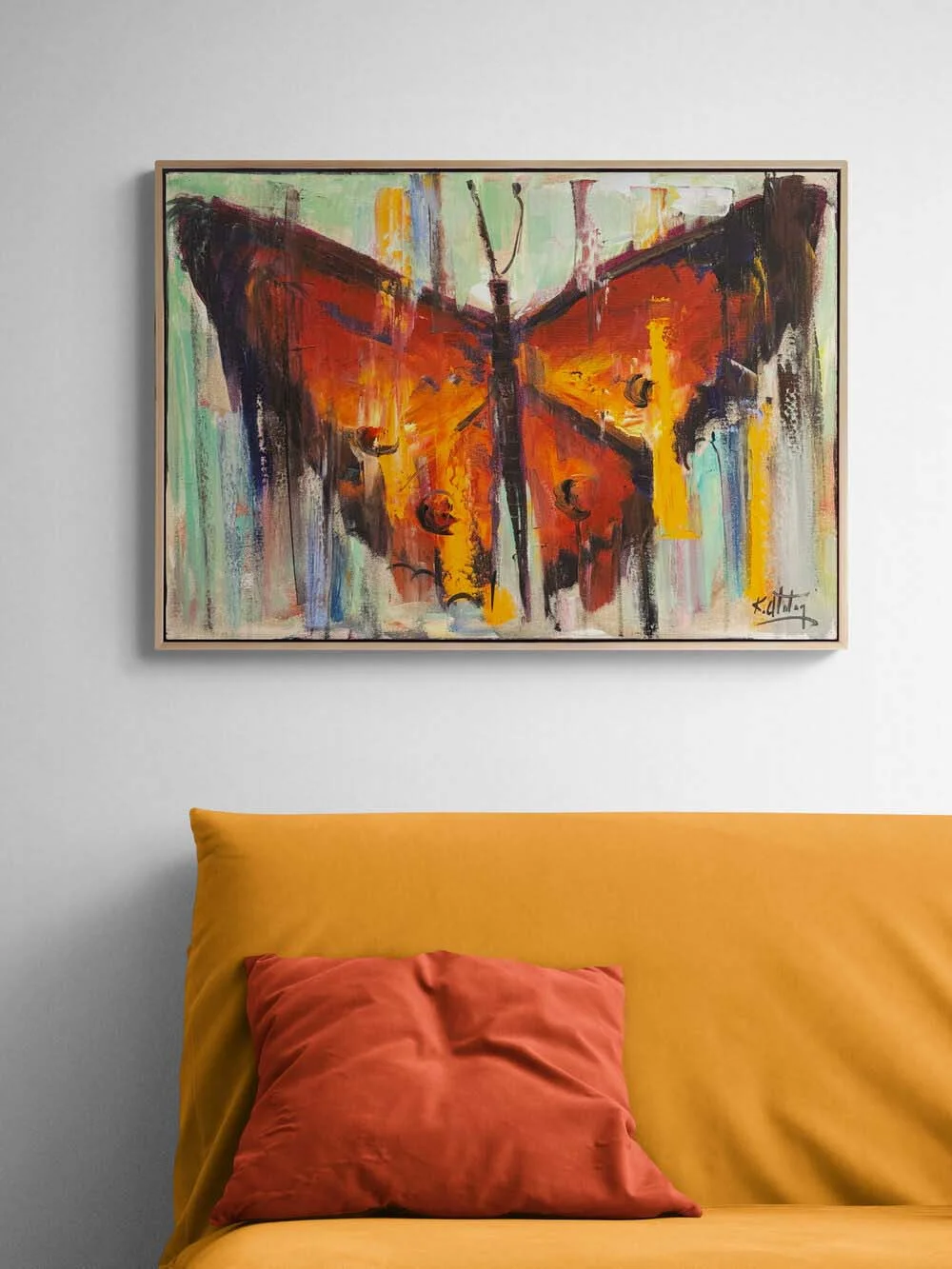 Story of the Butterfly Oil Painting