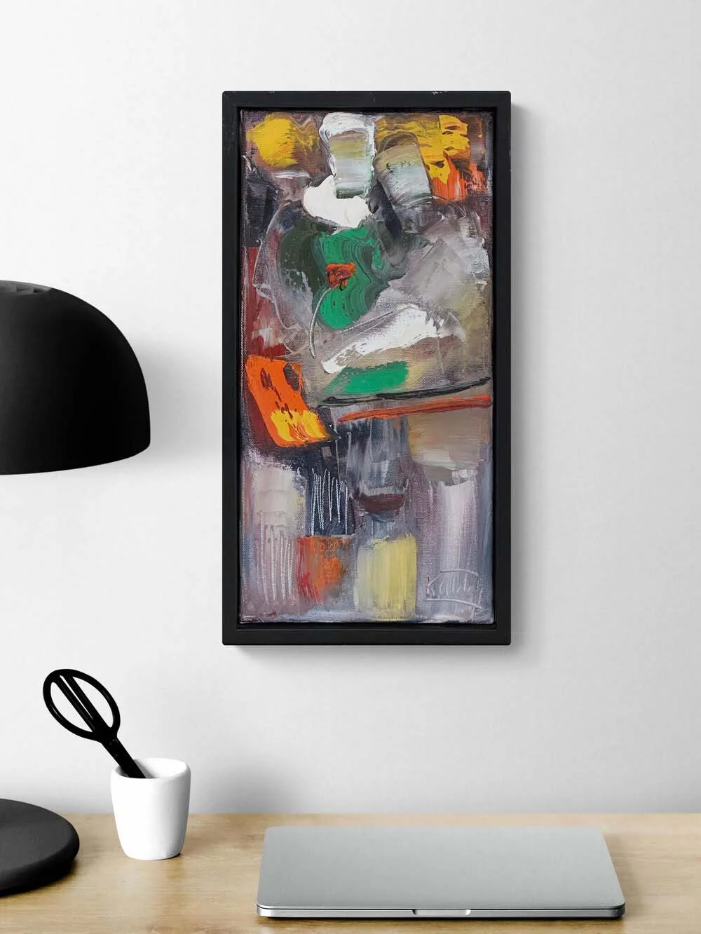 Maskenin Ötesinde Yağlı Boya Tablosu