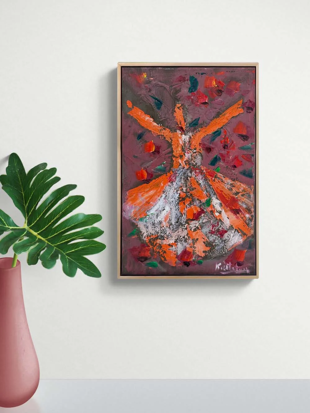 Semada Ateşle Dönüş Yağlı Boya Tablosu