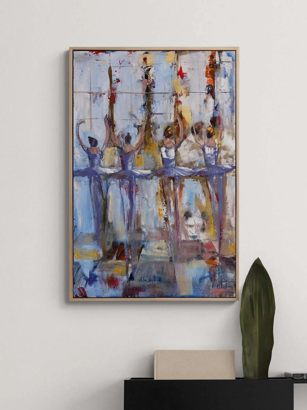 Ayışığı Balerinler Yağlı Boya Tablosu