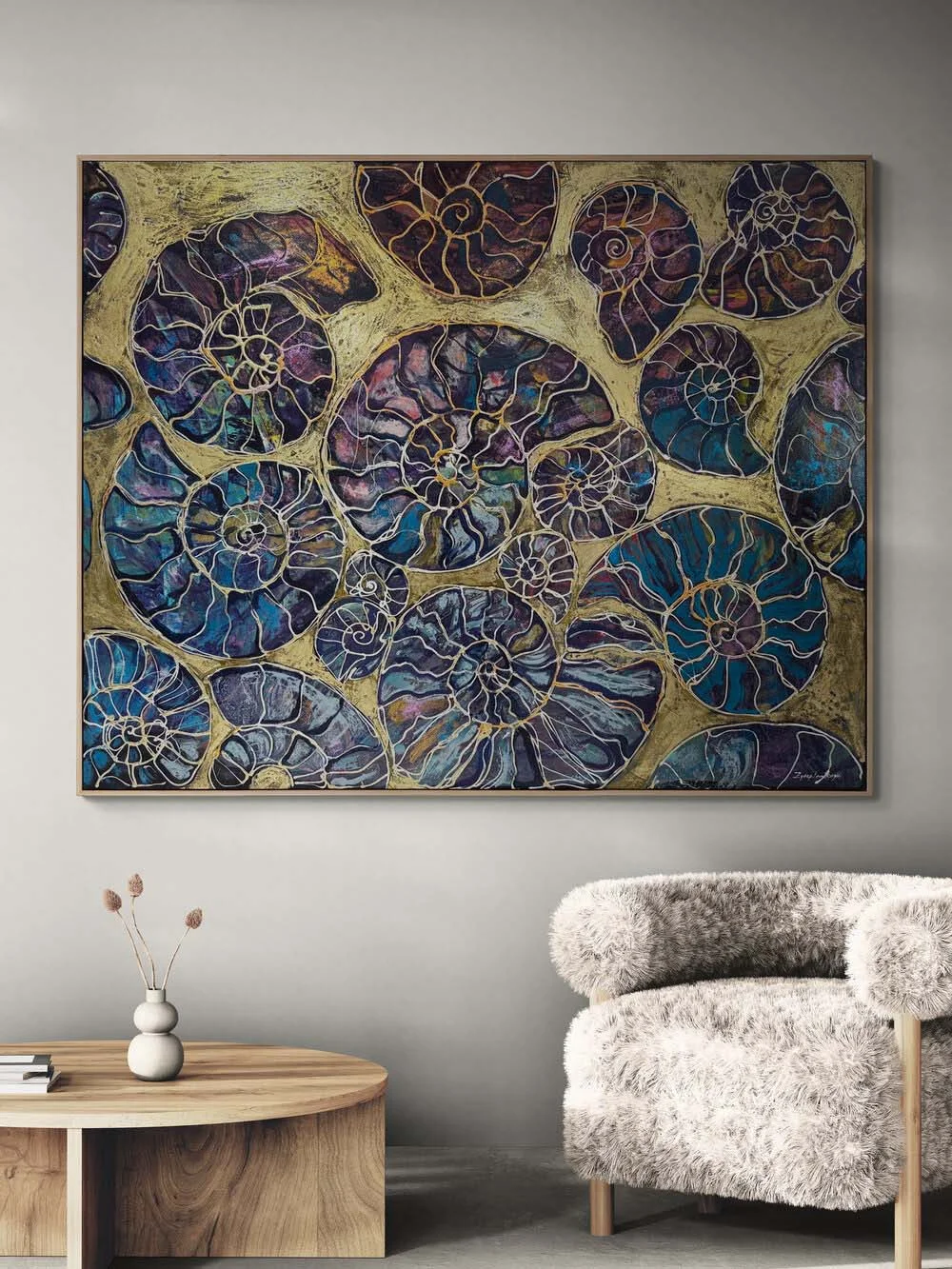 Denizin Hatıraları Yağlı Boya Tablosu