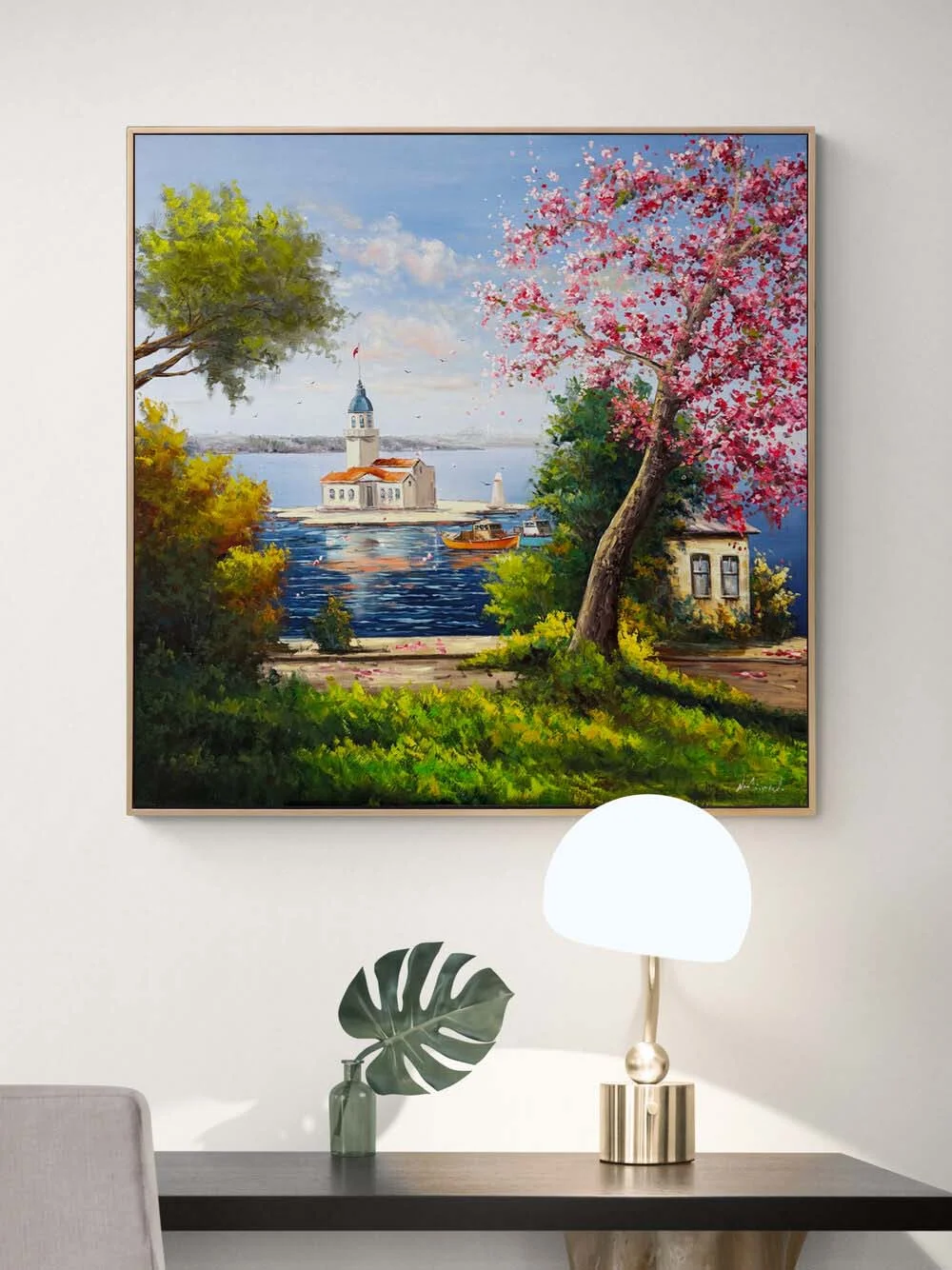 Waiting at the Maiden’s Tower Oil Painting