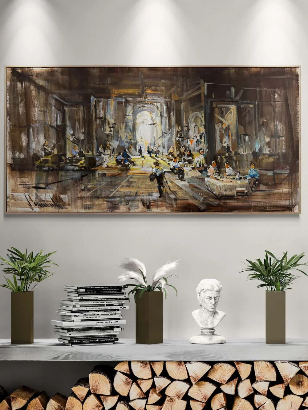 Moments Drawn with Light Oil Painting