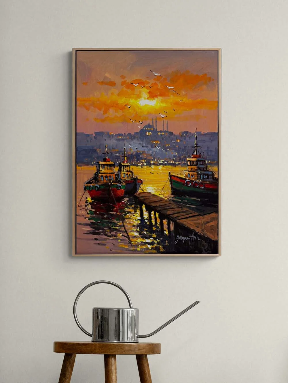 Bosphorus Toward the Horizon Oil Painting