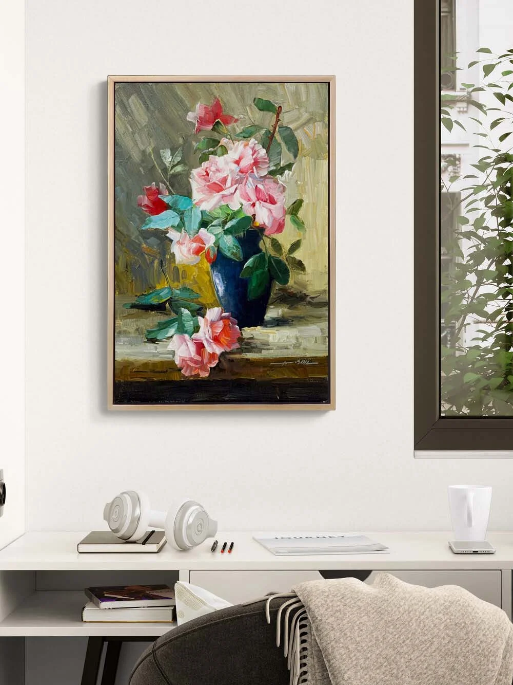 The Last Roses of Spring Oil Painting