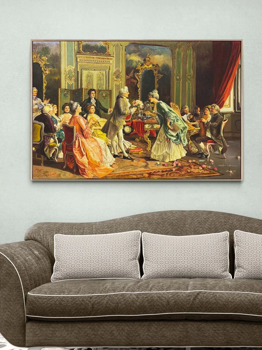 Greeting of Elegance Oil Painting