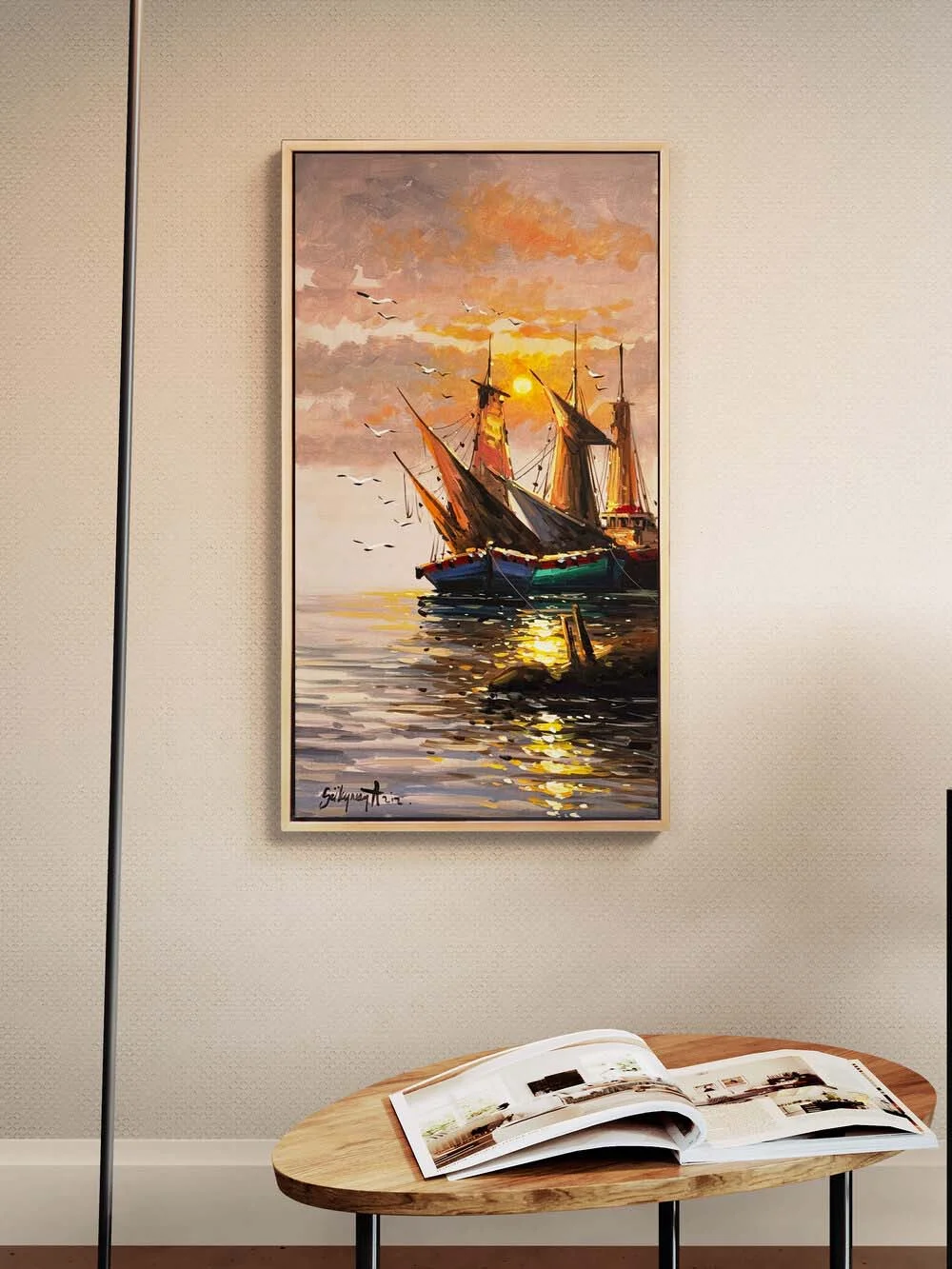 The Blue Face of Istanbul Oil Painting