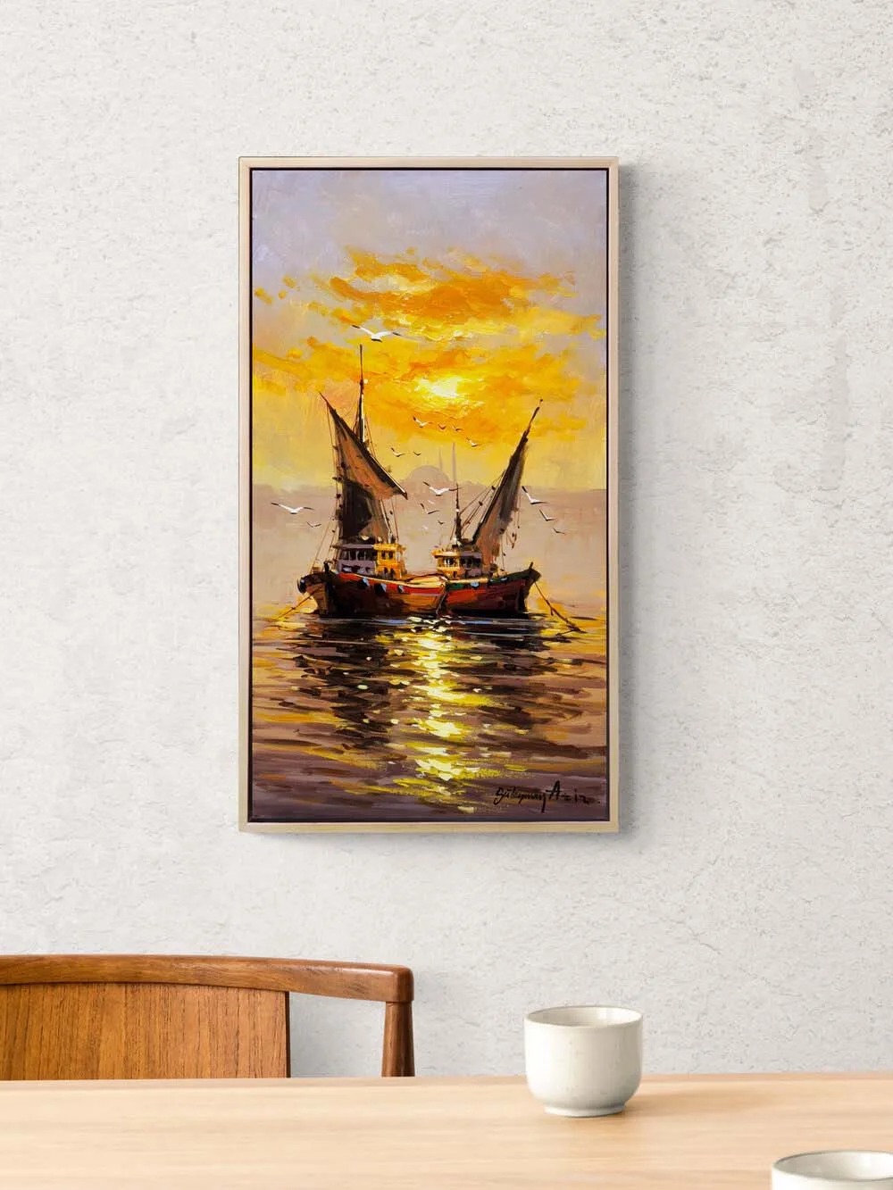 Fishermen of the Bosphorus Oil Painting