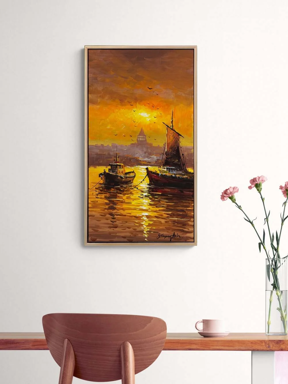 Morning on the Sea of Istanbul Oil Painting