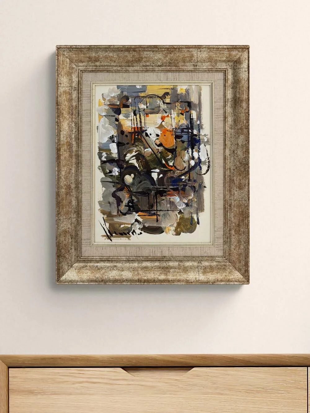 Düşlerin Yelinde Yağlı Boya Tablosu