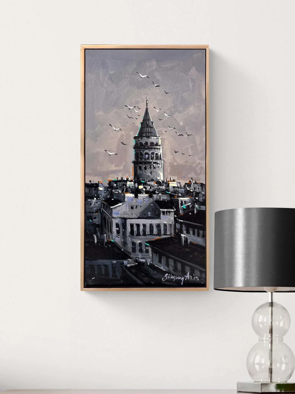 Galatada Sakin Perspektir Yağlı Boya Tablosu