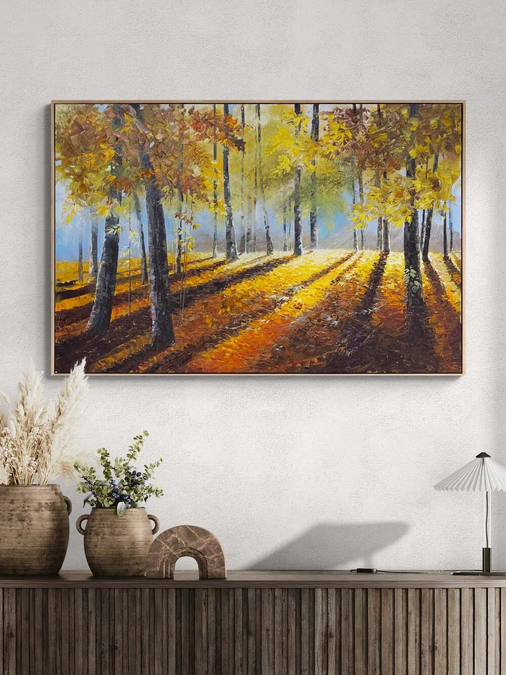 Doğanın Altın Hâli Yağlı Boya Tablosu