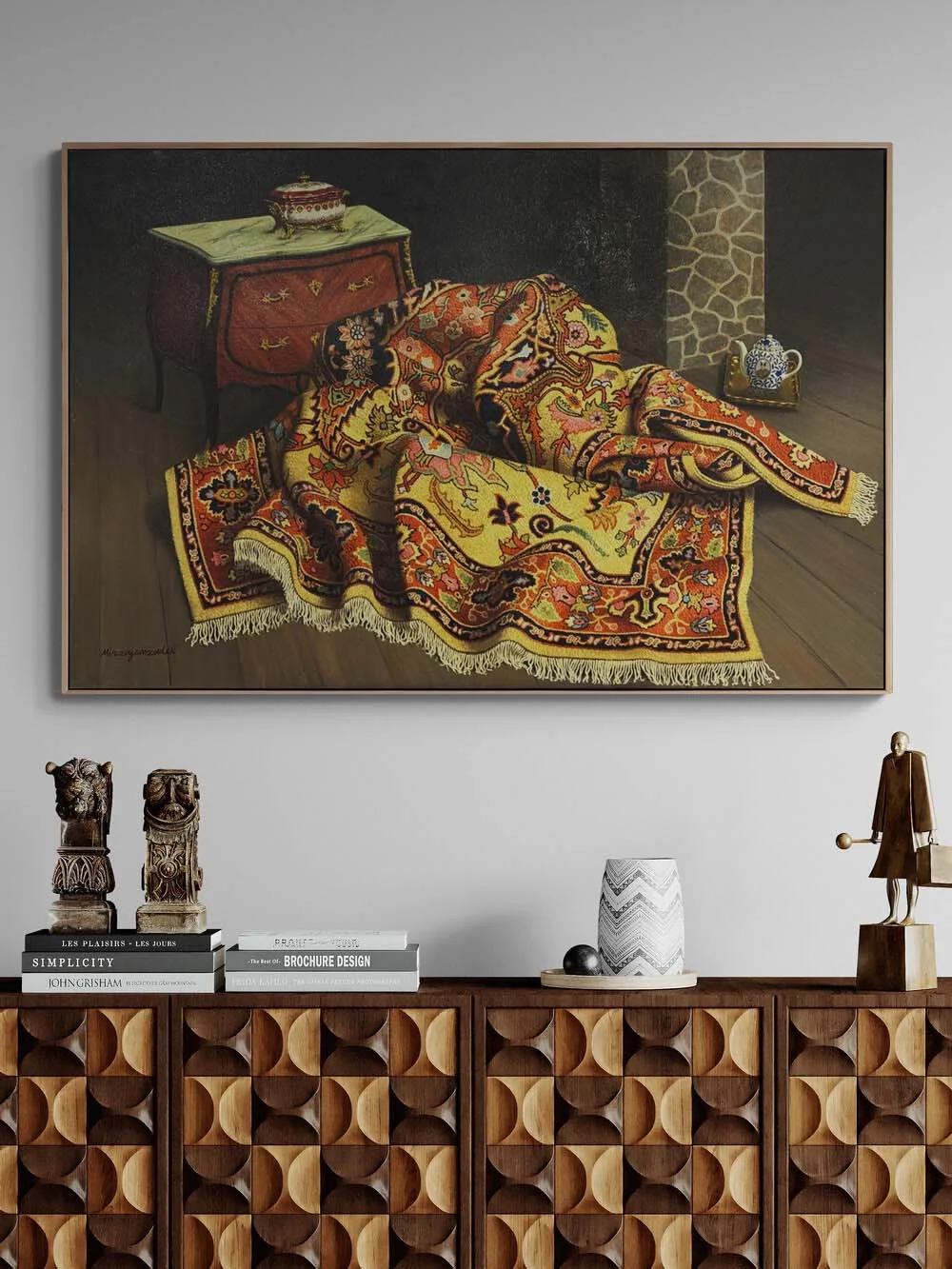 Kadim Desenler Yağlı Boya Tablosu