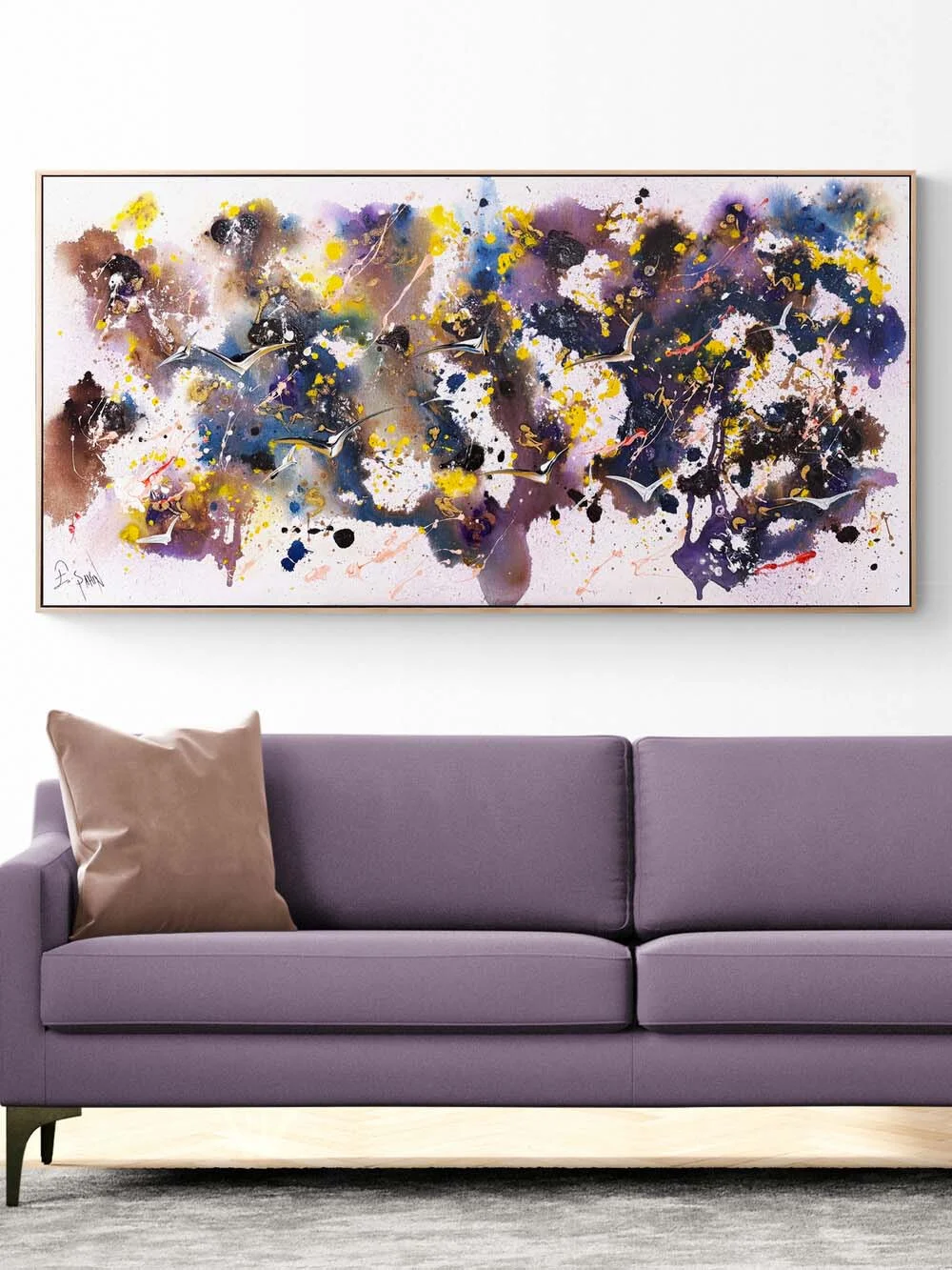 Sessiz Kompozisyon Yağlı Boya Tablosu