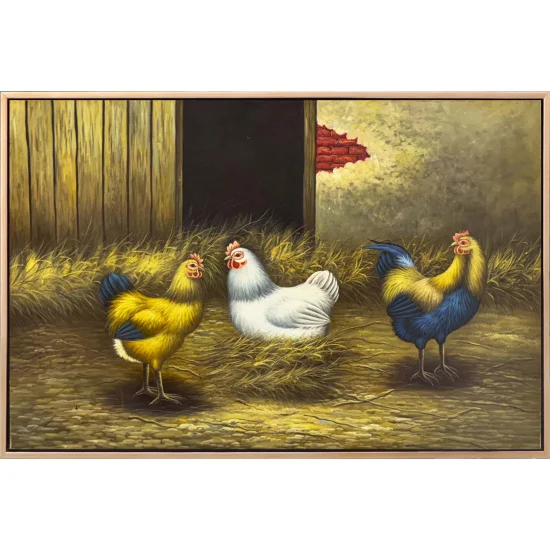 Kümes Günlüğü Yağlı Boya Tablosu
