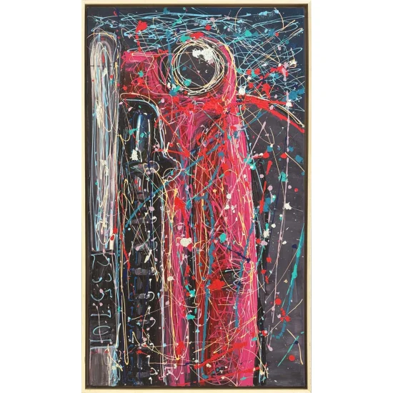 Formların Arasında Yağlı Boya Tablosu