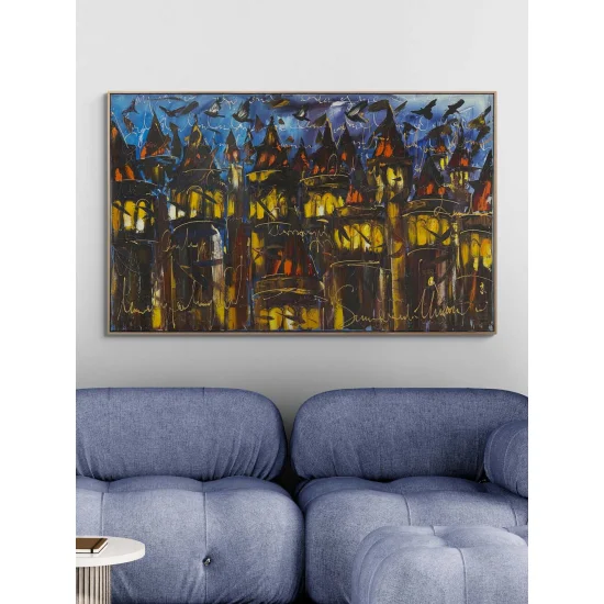 Galata Tower Rhapsody Oil Painting