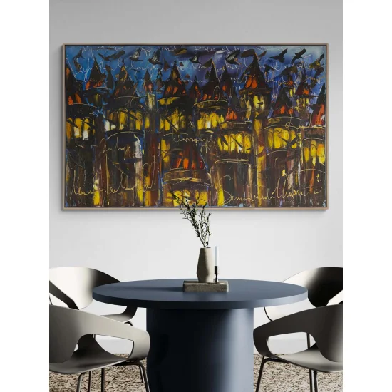 Galata Tower Rhapsody Oil Painting