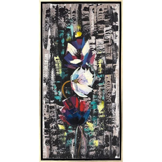 Bir Çiçeğin Rüyası Yağlı Boya Tablosu