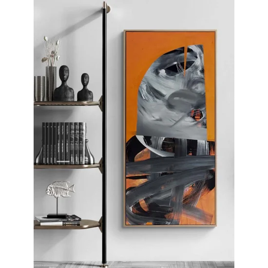 Biçimsiz Denge Yağlı Boya Tablosu