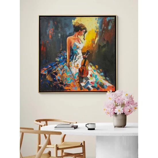 Kemancının Son Şarkısı Yağlı Boya Tablosu