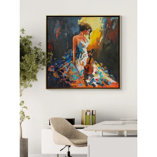 Kemancının Son Şarkısı Yağlı Boya Tablosu