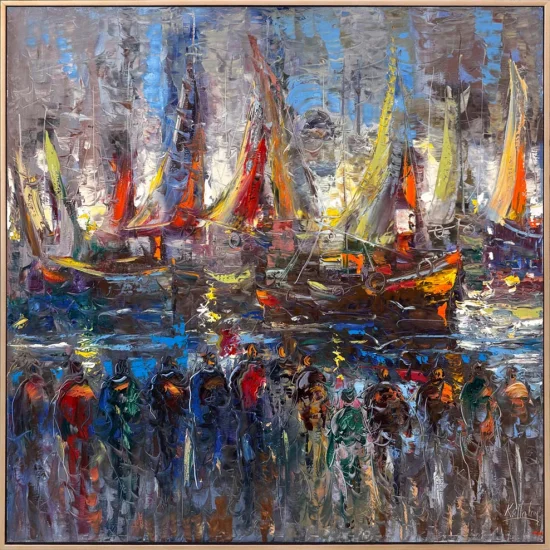Renklerin Limanı Yağlı Boya Tablosu