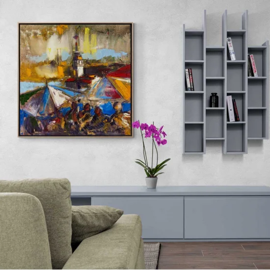 Maidens Tower: Symbol of Love Oil Painting