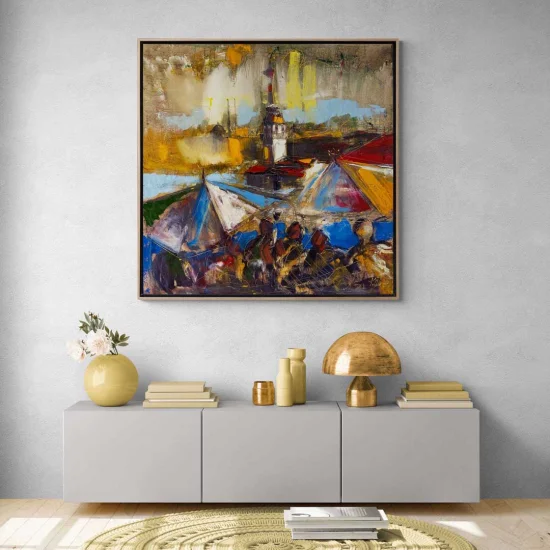 Maidens Tower: Symbol of Love Oil Painting