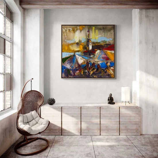 Maidens Tower: Symbol of Love Oil Painting