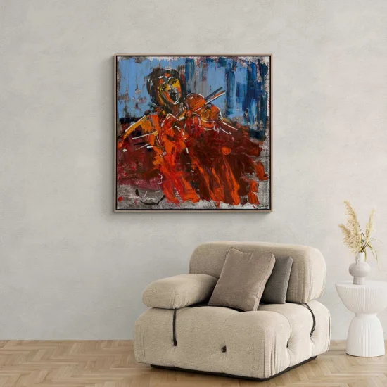 Dancing With Notes Oil Painting