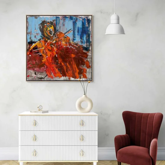 Dancing With Notes Oil Painting