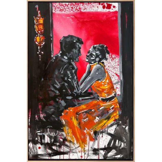 Kalplerin Eşleşmesi Yağlı Boya Tablosu