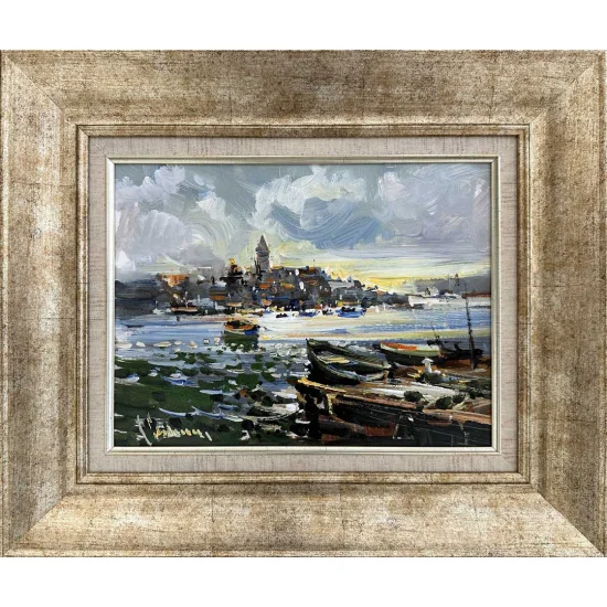 Boğazın Uyumu Yağlı Boya Tablosu