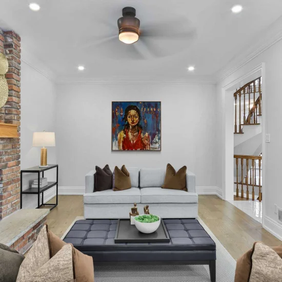 Kırmızı Mavi Yağlı Boya Tablosu