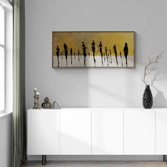 Linear Figures Oil Painting