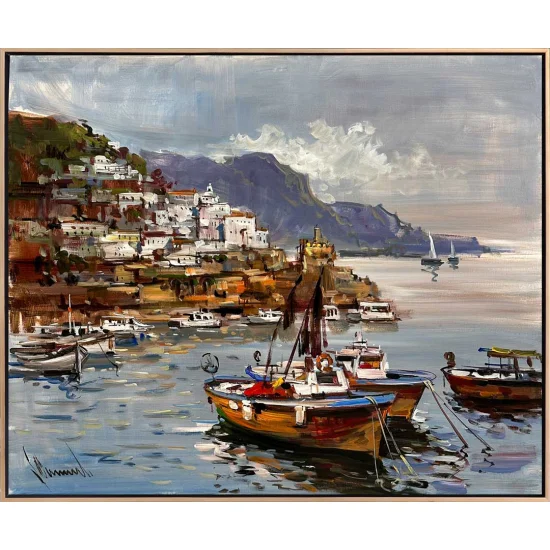 Sacramento Balıkçıları Yağlı Boya Tablosu